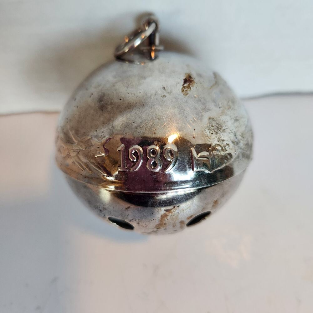 1989 WALLACE SILVER PLATE SLEIGH BELL